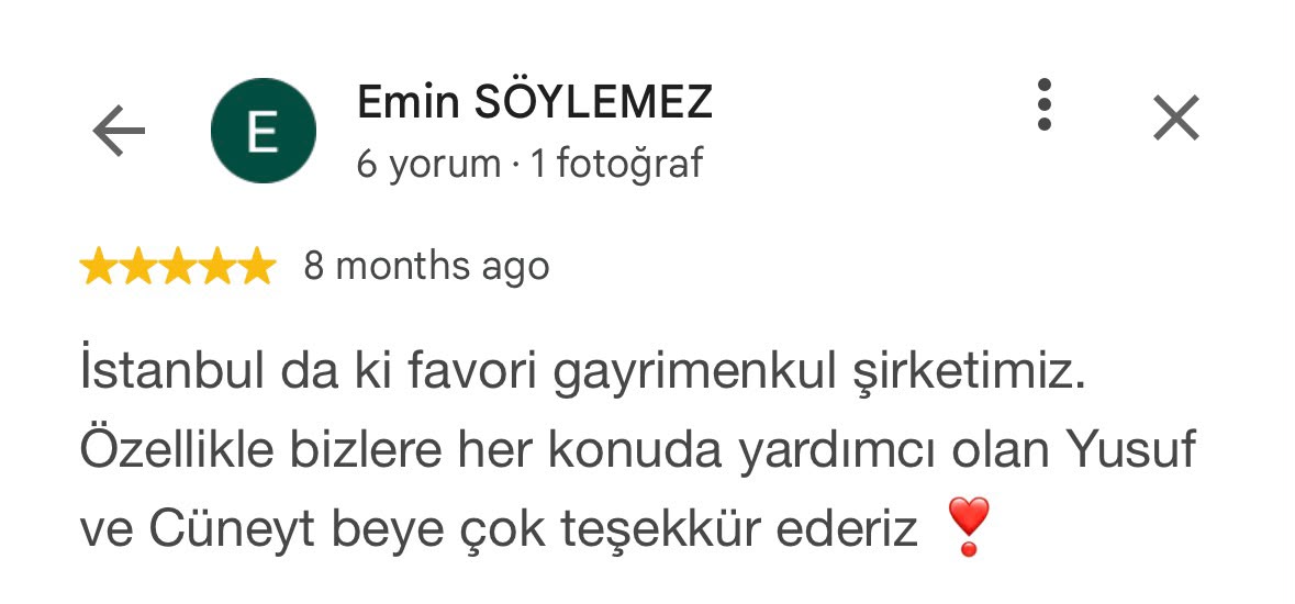 Google müşteri yorumu 12