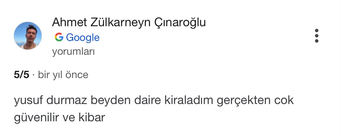 Google müşteri yorumu 3